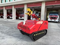 Meriam Air Diesel 120L/s Aliran Besar RXR-M120D Robot Pemadam Kebakaran Kontrol RC Tahan Air IP67 Jarak Jauh 1000M Jangkauan Api 95M