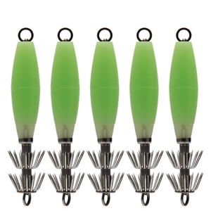 Fish king — hameçon lumineux phosphorescent à 32 aiguilles, appât artificiel idéal pour la pêche d'hiver au calmar, au seiche, au poisson, carpe, multicolore - Product Image 1
