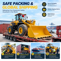 Chargeuse sur pneus d'occasion SDLG 956L d'origine chinoise, haute puissance, pour travaux de construction lourds, à vendre