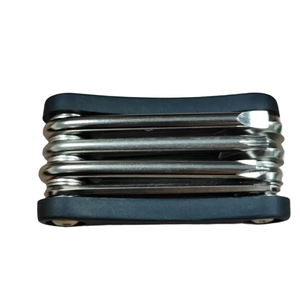 Vente flash : Mini kit d'outils de réparation de vélo pliable en acier, outils multifonctions portables, équipement d'<span class=keywords><strong>entretien</strong></span> pour vélo de route et <span class=keywords><strong>VTT</strong></span>, non - Product Image 6