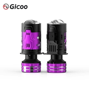H4 Lens Headlights 170W 20000LM Auto <b>Lamp</b> Mini Lens LED 9003 HIB2 Bulbs <b>Car</b> Motorcycle Dual Projector Len LED Automotive 12V - Product Image 2