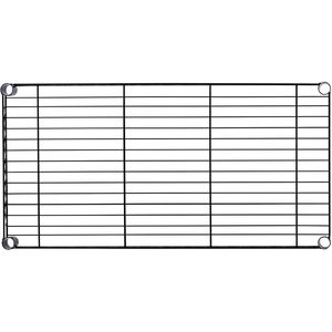 Alera ALEGR363618BL 36 pouces. W X 18 In. D X 75 In. Étagère à vêtements en fil métallique H 30, 36 pouces W X 18 In. D X 75 In. Rack H 30 - Product Image 5