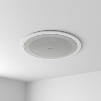 Haut-parleur de plafond coaxial haute fidélité Thinuna MS-10CT II 10 pouces 120W avec tweeter à dôme en soie et basses puissantes pour système PA
