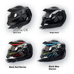 Casco completo unisex para todas las estaciones, diseño trenzado, coche eléctrico, motocicleta, casco para correr de campo traviesa - Product Image 6