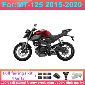 Kit Completo de Carenado para Motocicleta, Compatible con <span class=keywords><strong>Yamaha</strong></span> MT125 <span class=keywords><strong>MT</strong></span>-<span class=keywords><strong>125</strong></span> <span class=keywords><strong>125</strong></span> 2015 2016 2017 <span class=keywords><strong>2018</strong></span> 2019 2020, Kits de Carenado para Carrocería - Product Image 5