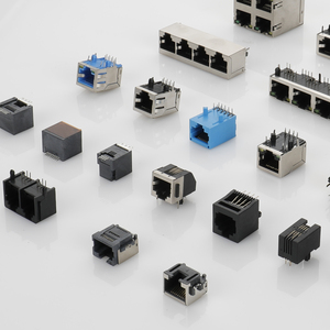 Đầu Nối Rj45 Led Jack Modular Jack Cắm Rj 45 Tab Xuống 1000 Base-T 1 Cổng PoE + Cổng Ethernet 1 2 3 4 6 2X2 2X3 2X4 2X5 2x6 - Product Image 2