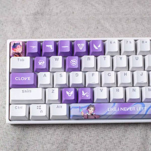 <span class=keywords><strong>Valorant</strong></span> Tastenkappen-Set 14 Tasten Geschenk Phoenix Neon Raze PBT Mechanische Tastatur Tastenkappen Anpassbare Dye-Sub-Tastenkappen - Product Image 4