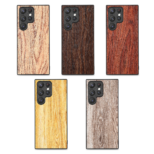 Shockproof Wooden Mobile Cell Back Cover for Samsung S21/S22/S23 Ultra,Wood Phone Case for galaxy AA12/A13/A14/A22/A23/A24