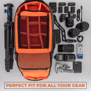 Custom Waterproof Shockproof Professional DSLR/SLR Camera Bag Backpack For Photographer