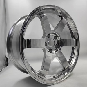 Jantes de voiture Volk Racing Te37 chromées polies forgées 5x120 5x114.3 5x112 17 18 19 20 21 pouces pour BMW Honda Accord <span class=keywords><strong>Toyota</strong></span> Jdm - Product Image 4