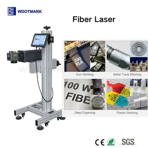 Wdotmark in Stock Super Fast Fiber Laser Engraver 30-100W No Ink Marking Metal Hardware PVC PP PE Batch Qr Code - Product Image 1