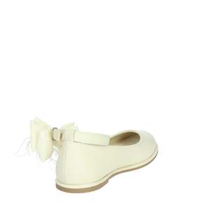 Ballerines Gaelle Paris Bianco avec nœud et plumes pour filles - Product Image 3