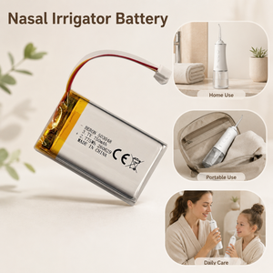 定制锂聚合物电池 3.7V 750mAh 503048 聚合物可充电电池组，带 PCM，适用于鼻洗器鼻洗器 OEM - Product Image 2