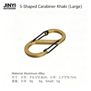 Carabiner <b>Hook</b> Mini Oval Aluminum Alloy Carabiner <b>Clip</b> S Spring Carabiner <b>Hook</b> - Product Image 4