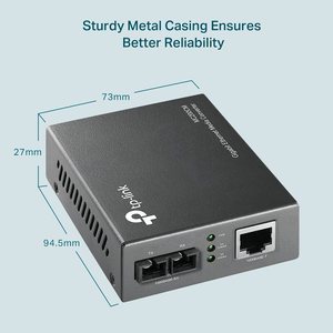 <span class=keywords><strong>Convertidor</strong></span> <span class=keywords><strong>de</strong></span> <span class=keywords><strong>Medios</strong></span> Transceptor <span class=keywords><strong>de</strong></span> Fibra Óptica Gigabit 1000BASE-FX <span class=keywords><strong>TP</strong></span>-<span class=keywords><strong>Link</strong></span> MC200CM MC210CS MC220L Original - Product Image 3