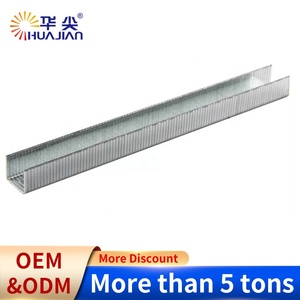 20ga khí nén ốc vít thép 9mm Stapler pins với chân thép gai & đôi đầu phong cách 1006j/1008j/1010j/1013J/1016j <span class=keywords><strong>Staples</strong></span> - Product Image 6