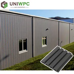 الأكثر مبيعاً من مصنع UNIWPC في الصين ، تكسية جدران خارجية مركبة من مركبات WPC خارجية متينة مقاومة للأشعة تحت البنفسجية