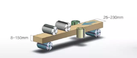 230mm 6 têtes quatre côtés raboteuse à bois