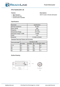 <span class=keywords><strong>20</strong></span> <span class=keywords><strong>dB</strong></span> N macho a N hembra Cuerpo de disipador de calor de aluminio anodizado negro 10W 6GHz <span class=keywords><strong>Atenuador</strong></span> fijo - Product Image 6