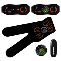 Portable 3 en 1 entraîneur de Fitness électrique stimulateur musculaire EMS TENS masseur de ceinture abdominale pour l'amincissement du corps