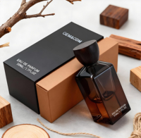 Fabrication de flacons de parfum vides en verre épais carrés personnalisables de 30 ml, 50 ml, 100 ml, avec boîte