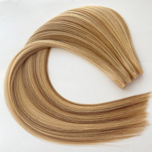 Extensions de cheveux humains vierges 100% Super Invisible Hole Pu Flat Weft, durée de vie plus longue grâce à l'extension Hole Weft - Product Image 1
