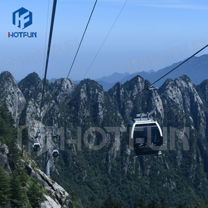 Hotfun-Teleférico aéreo para exteriores e interiores, teleférico con telesilla de estación central para Resorts, directo del fabricante - Product Image 4