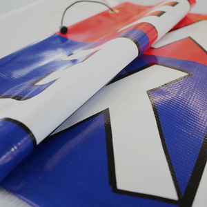 Đầy đủ màu sắc thiết kế mịn <span class=keywords><strong>PVC</strong></span> Vinyl kỹ thuật số in Flex <span class=keywords><strong>Banner</strong></span> với grommets và dây thừng cho đường phố ngoài trời quảng cáo - Product Image 4