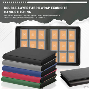 สมุดเก็บการ์ดสะสม QYS Premium PU Leather Toploader Binder 9 ช่อง สำหรับเก็บสะสมการ์ด - Product Image 2