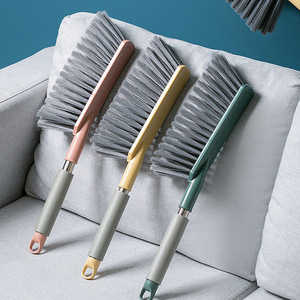 Household <b>Cleaning</b> <b>Brush</b> Nylon Bristles Long Handle Sofa Bed Dusting Soft Plastic Handle Pink Yellow Green - Product Image 3