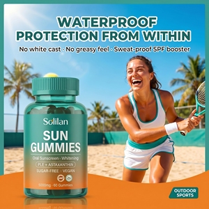 <span class=keywords><strong>Anti</strong></span>-lumière bleue Astaxanthine 12mg Gélules molles + Huile MCT + PLE Protection solaire intérieur-extérieur 60 unités Compatible végétalien - Product Image 6