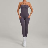 Combinaison de sport pour femme PASUXI, leggings de yoga, combinaison de sport une pièce, justaucorps à séchage rapide avec logo personnalisé, vêtements de sport en gros