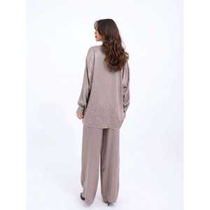 Conjunto de Pijama de Satén para Mujer 7373, Manga Larga, Lujoso y Suave, MUNICH, 2 Piezas - Product Image 2