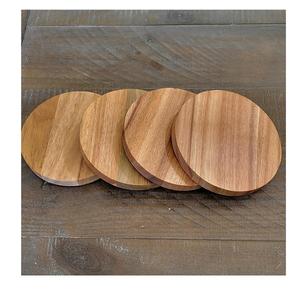 Best Selling Custom Vintage Beverage Coffee Blank Pallet Cup Mat Tea Cup <b>Coaster</b> Set of 4 Pcs 10x10cm <b>for</b> <b>Drink</b> Mango Wood - Product Image 3