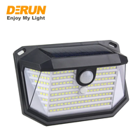 178 LED IP65 haute luminosité capteur de mouvement étanche applique murale solaire extérieure à énergie solaire Pir jardin lumières, SOL-WL-178