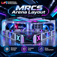 Ensemble de jeu de tir interactif en intérieur, casque VR PICO 4 Ultra, lunettes de réalité mixte, réalité augmentée, équipement multijoueur