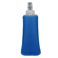 Bouteille d'eau en TPU pliable sans BPA pour adulte, 150 ml (8 oz), écologique, avec bouchon à charnière et couvercle – Vente en gros