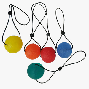 Pelota de Terapia para Manos de TPE con Forma Redonda, para Rehabilitación, Ejercicios de Dedos, Alivio del Estrés, con Lazo Elástico - Product Image 2