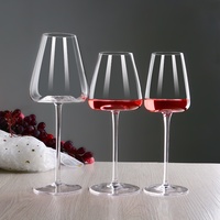 Verre à Vin Rouge Calice de Luxe Haute Qualité avec Logo, Verres à Vin Personnalisés en Cristal pour Restaurant