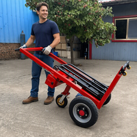 Chariot élévateur électrique tout-terrain Tiger Trolly pour charges de 300 kg, avec fonction de marche automatique et de levage de palettes