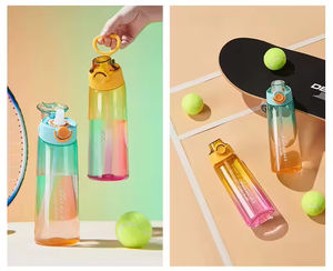 Nueva Botella de Agua con Sabor, Libre de BPA, Plástico PC Ecológico, Personalizable al por Mayor, con Aroma, Estilo Lindo, Unisex, para Deportes, Niños - Product Image 5