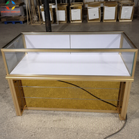 Vitrine d'exposition de bijoux moderne avec éclairage LED pour les magasins de bijoux, les centres commerciaux, les boutiques, la décoration intérieure