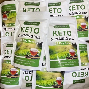 Herbal Fit Flat <span class=keywords><strong>Keto</strong></span> Diet Detox Bolsas de té Peso Delgado Quema de grasa Vientre Adelgazante Té para quemar grasa - Product Image 6