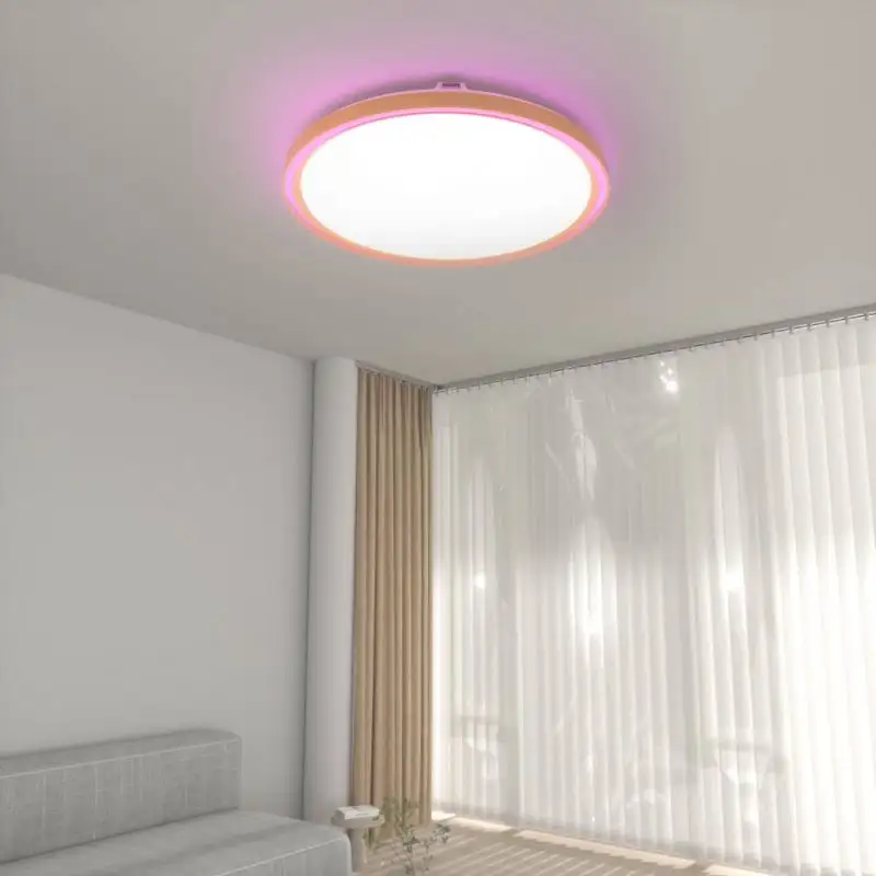 Led ceiling lights smart colors rgb dimmable with wifi tuya bluetooth voice control led ceiling light indoor smart home lights