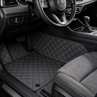 Tapis de sol de voiture Skoda 3D en cuir PU, entièrement enveloppants, universels, sur mesure