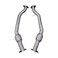 Tubería de Escape de Alto Flujo para Jeep Grand Cherokee SRT 6.4L V8 2015-2021, Tubo de Escape Deportivo SS304, Mejora de Rendimiento