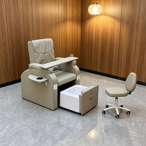 Fauteuil de pédicure sans plomberie avec cuvette, station de spa pour manucure avec repose-pieds et bassin, équipement de spa pour pédicure en gros - Product Image 5