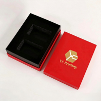 Boîtes cadeaux élégantes personnalisées avec couvercle amovible, couvercle et base, emballage cadeau en 2 pièces, boîte en papier rigide avec mousse EVA en velours