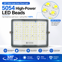 Certificado CE RoHS de Cuatro Lados 320 °   Reflector LED Solar de Gran Angular con Control de Tiempo para Encendido/Apagado Automático del Anochecer al Amanecer