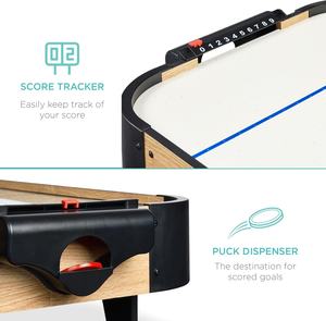 Meilleur Choix Produits 40 Pouces Portable <span class=keywords><strong>Air</strong></span> <span class=keywords><strong>Hockey</strong></span> Arcade <span class=keywords><strong>Table</strong></span> MDF 100V Moteur Ventilateur Électrique 2 Strikers 2 Pucks Game Room Fun - Product Image 2